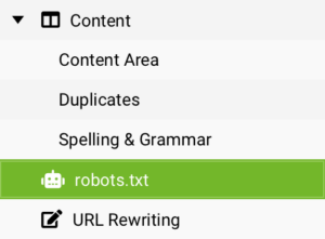 robots.txt settings for screaming frog